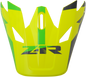 Z1R Rise Visor Kit - Hi-Viz Yellow (Part Number 0132-1083) for Z1R Rise Helmets
