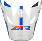 Z1R Rise Visor Kit - Orange/Blue 0132-1085