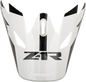 Z1R Rise Visor Kit - White/Black 0132-1088