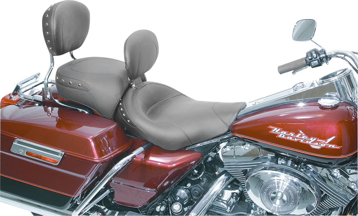 MUSTANG Wide Rear Seat - Studded - Black - FL '97-'25 79112