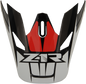 Z1R Rise Visor Kit - Ascend Red for Z1R Rise Helmets (Part #0132-1247)