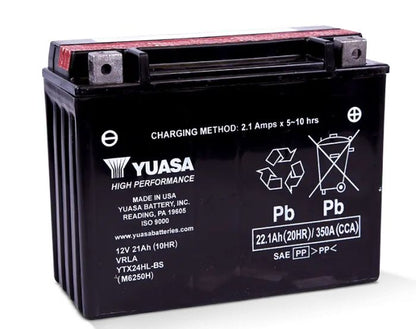 YUASA YTX20HL-BS H-Performance Maintenance-Free Motorcycle Battery