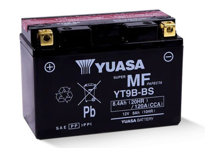 Yuasa YUAM629B4 YT9B-BS Maintenance-Free 12 Volt Battery for Motorcycle and Powersports Vehicles