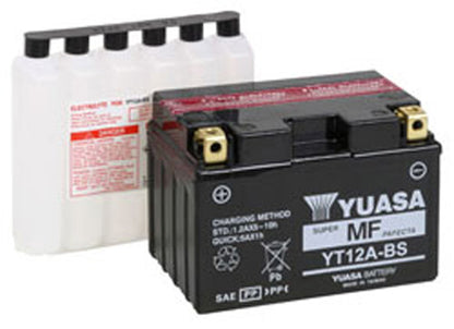 YUASA YUAM32ABS YT12A-BS Maintenance-Free 12V Battery for Motorcycles and Powersports