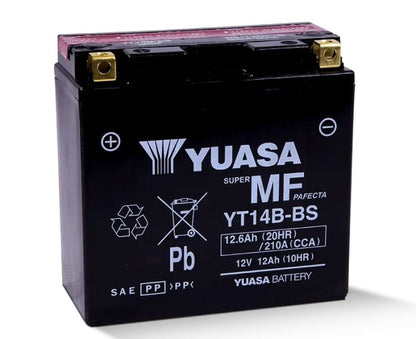 YUASA YUAM624B4 Maintenance Free 12 Volt Battery for Motorcycle and Powersports