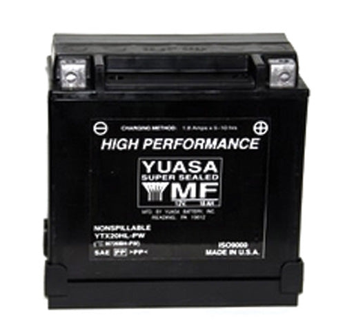 YUASA YTX20HL-PW Factory Activated Maintenance-Free 12V Motorcycle Battery