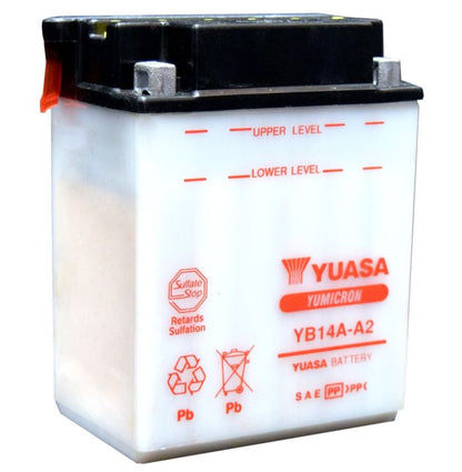 YUASA YUAM2214AIND YB14A-A2 YUMICRON 12V Battery for Reliable Power