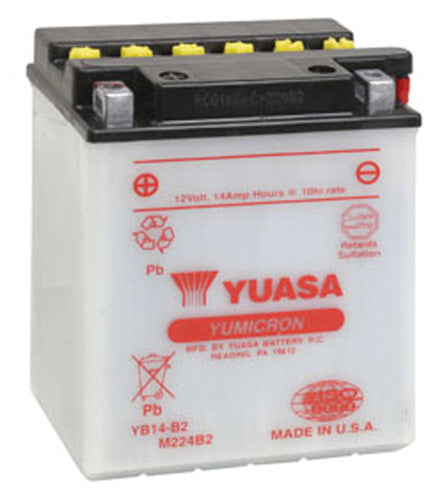 YUASA YUAM224B2IND YB14-B2 YUMICRON 12-Volt Battery for Reliable Power Supply