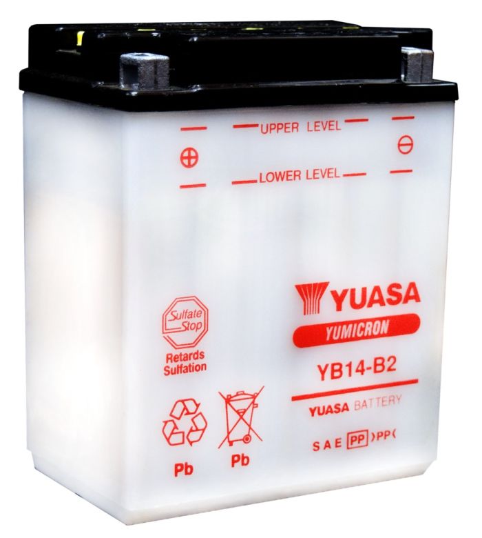 YUASA YUAM224B2IND YB14-B2 YUMICRON 12-Volt Battery for Reliable Power Supply