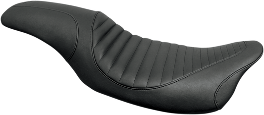 MUSTANG Seat - Tripper™ Fastback - Front Tuck-n-Roll - Black - FL '08-'25 76712