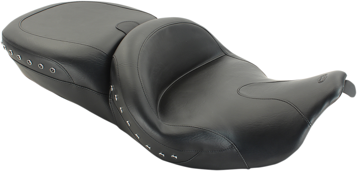 MUSTANG Summit Studded Black Seat - Backrest Receptacle - FL '08-'25 76862