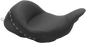 MUSTANG Lowdown Vintage Seat - No Driver Backrest - Black Studded - FL '08-'25 76082
