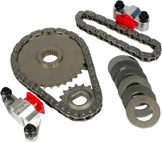 FEULING PARTS Hydraulic Tensioner Kit for Conversion Style Camshafts - Stock Replacement T/C '07-'17 | Dyna '06 8080