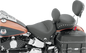 MUSTANG Wide Rear Seat - Studded - Black - FLST '00-'15 79486