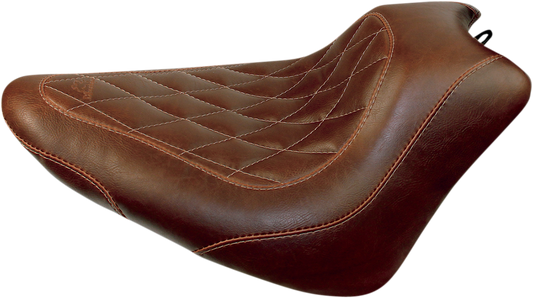 MUSTANG Seat - Wide Tripper™ Solo - without Backrest - Diamond - Brown 76766