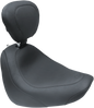 MUSTANG Seat - Wide Tripper™ Solo - with Backrest - Smooth - Black 79336