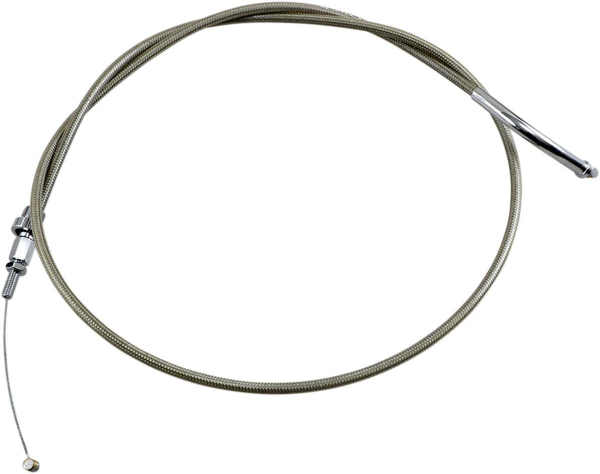 MOTION PRO Armor Coat Stainless Steel Throttle/Idle Cable for Cruisers - Push - VTX1800 62-0413