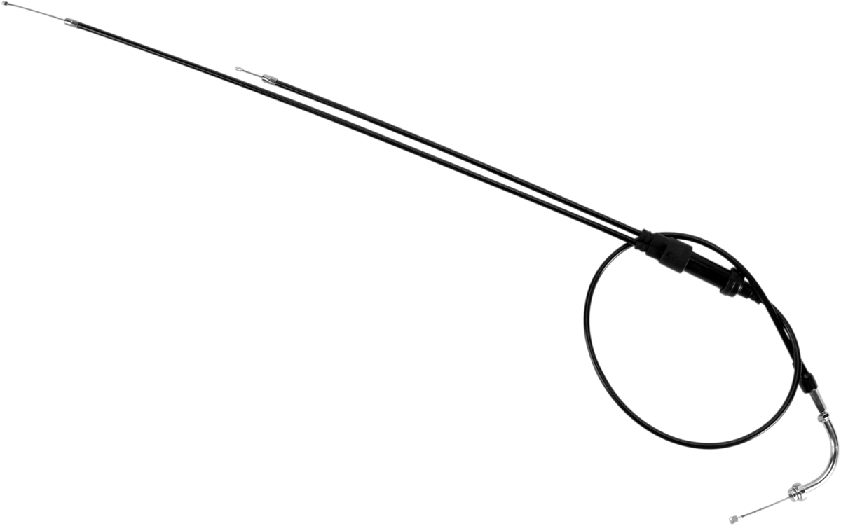 MOTION PRO Black Vinyl Throttle Cable - Pull - '74-'83 Kawasaki 03-0146