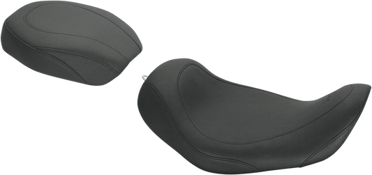 MUSTANG Seat - Wide Tripper™ Solo - without Backrest - Smooth - Black 76700