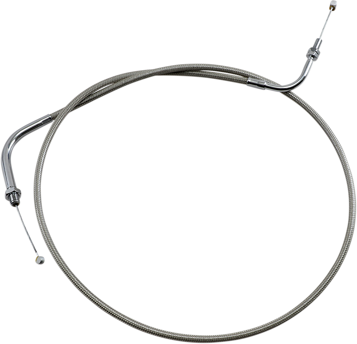 MOTION PRO Armor Coat Stainless Steel Throttle/Idle Cable for Cruisers - Push - 1100 V-Star Custom 65-0275