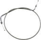 MOTION PRO Armor Coat Stainless Steel Throttle/Idle Cable for Cruisers - Push - 1100 V-Star Custom 65-0275