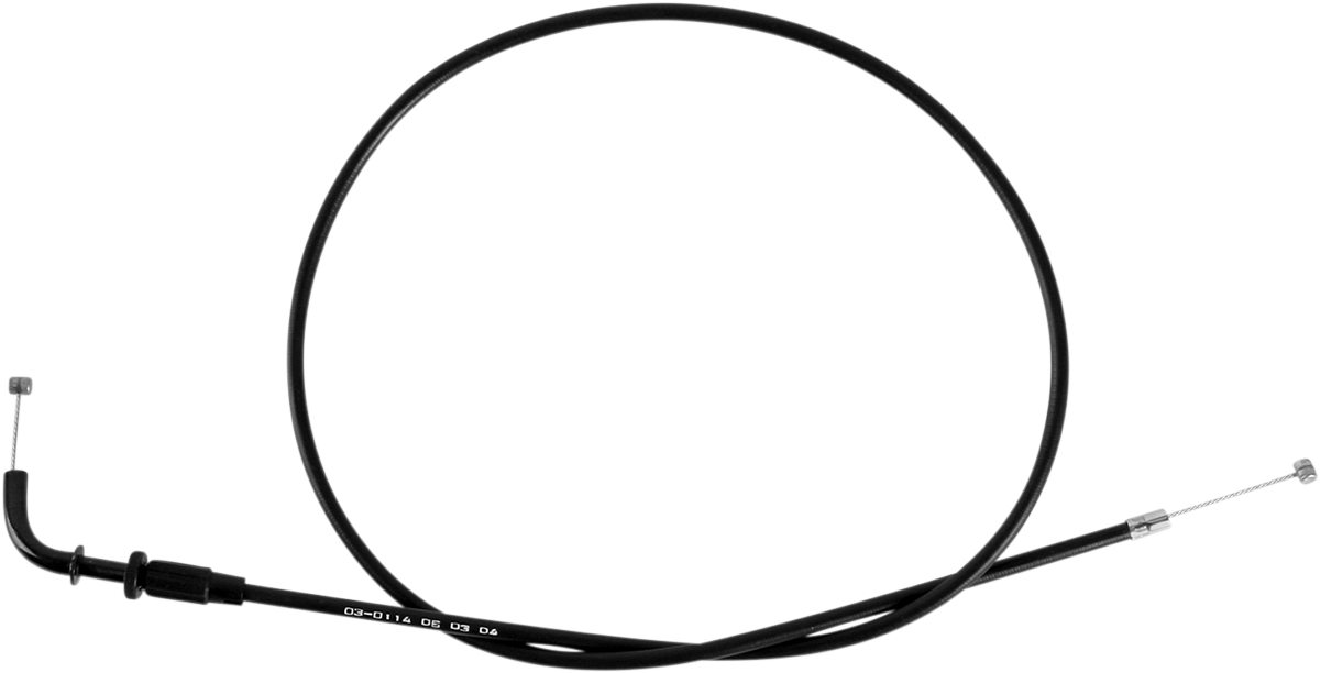 MOTION PRO Black Vinyl Throttle Cable - Pull - '81-'85 Kawasaki KZ/ZN 03-0114