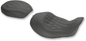 MUSTANG Forward Wide Tripper Solo Seat - Diamond - Black - Dyna '06-'17 76710