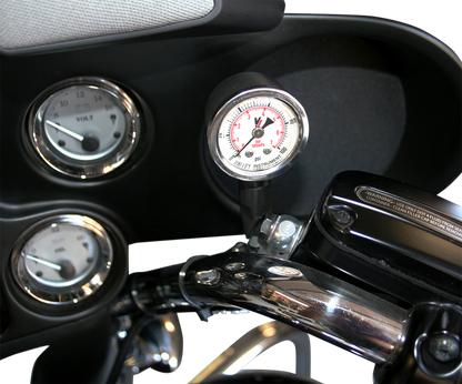 FEULING PARTS Remote Oil Pressure Gauge/Line Kit - Black - HD 9019