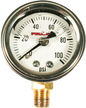 FEULING PARTS Liquid Filled Oil Pressure Gauge - 1.5" Dial - 1/8" NPT Bottom Port - White Face 9040