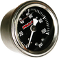 FEULING PARTS Liquid Filled Oil Pressure Gauge - 1.5" Dial - 1/8" Back Port - Black Face 9043