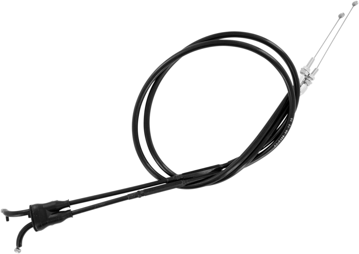 MOTION PRO Black Vinyl Throttle Cable - Push/Pull - '04 Kawasaki/Suzuki 250 03-0348
