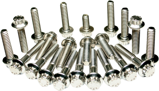 FEULING PARTS Fastener Kit - Cam Cover/Lifter Block - 12-Point/Dress-Up - Twin Cam 3035