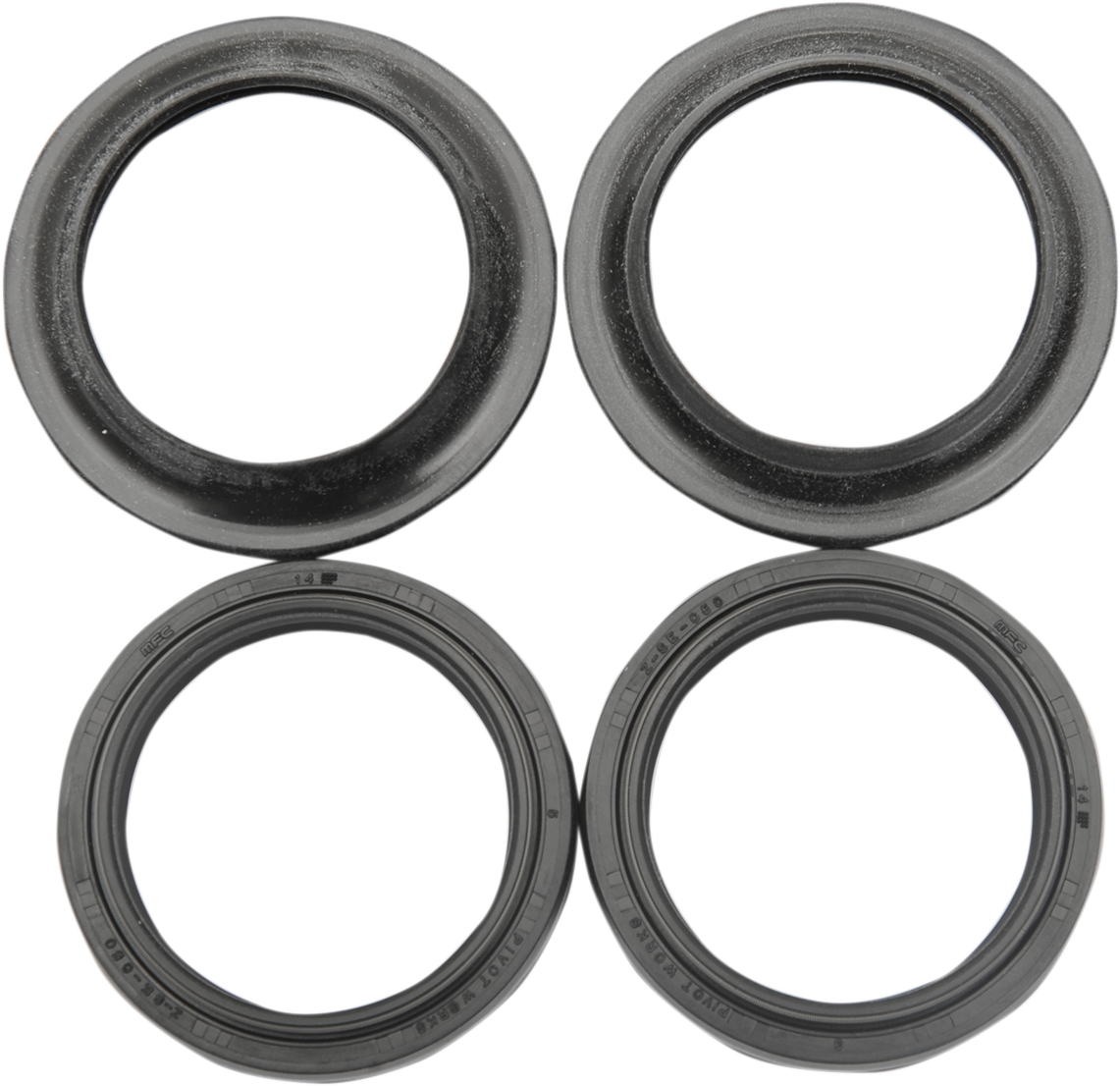 PIVOT WORKS Fork Seal Kit - 40/42 mm ID x 53/57 mm OD PWFSK-Z024