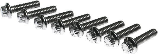 FEULING PARTS Bolts - Lifter Block - 12-Point/Dress-Up - 8 Pack - Twin Cam 3033