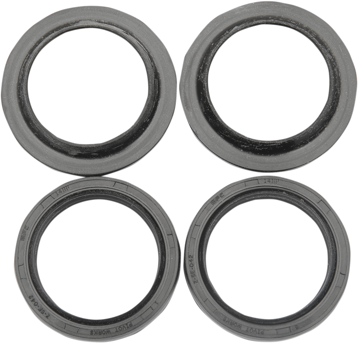 PIVOT WORKS Fork Seal Kit - 38 mm ID x 51/55 mm OD PWFSK-Z028