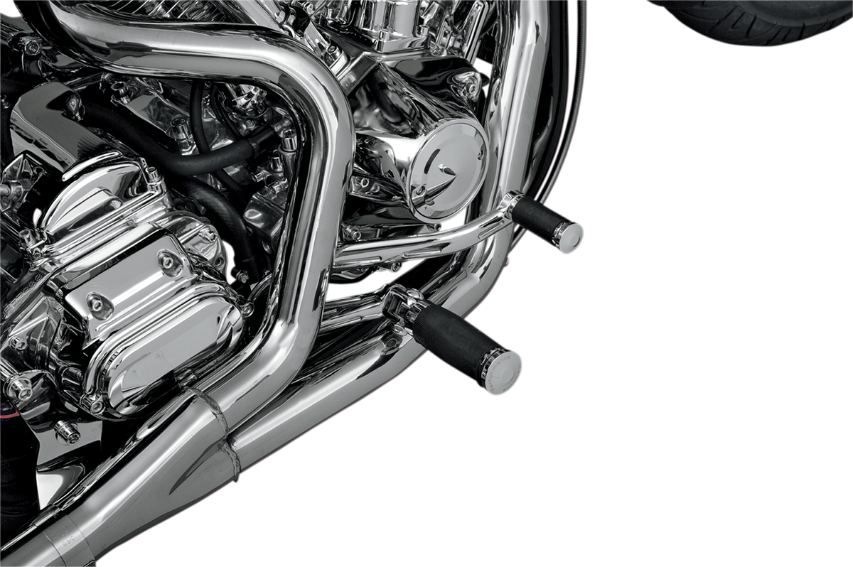 PERFORMANCE MACHINE (PM) Contour Foot Pegs - Chrome - Passenger/Driver 0035-0083-CH