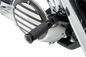 PERFORMANCE MACHINE (PM) Contour Foot Pegs - Black - Passenger/Driver 0035-0083-B