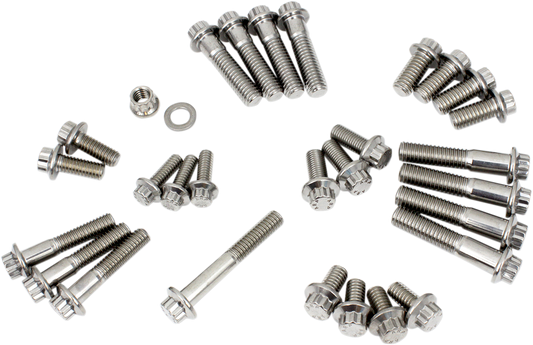 FEULING PARTS Fastener Kit - Chassis - 12-Point/Dress-Up - M8 Softail 3029