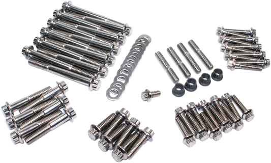 FEULING PARTS Fastener Kit - External Engine - 12-Point - Twin Cam 3049