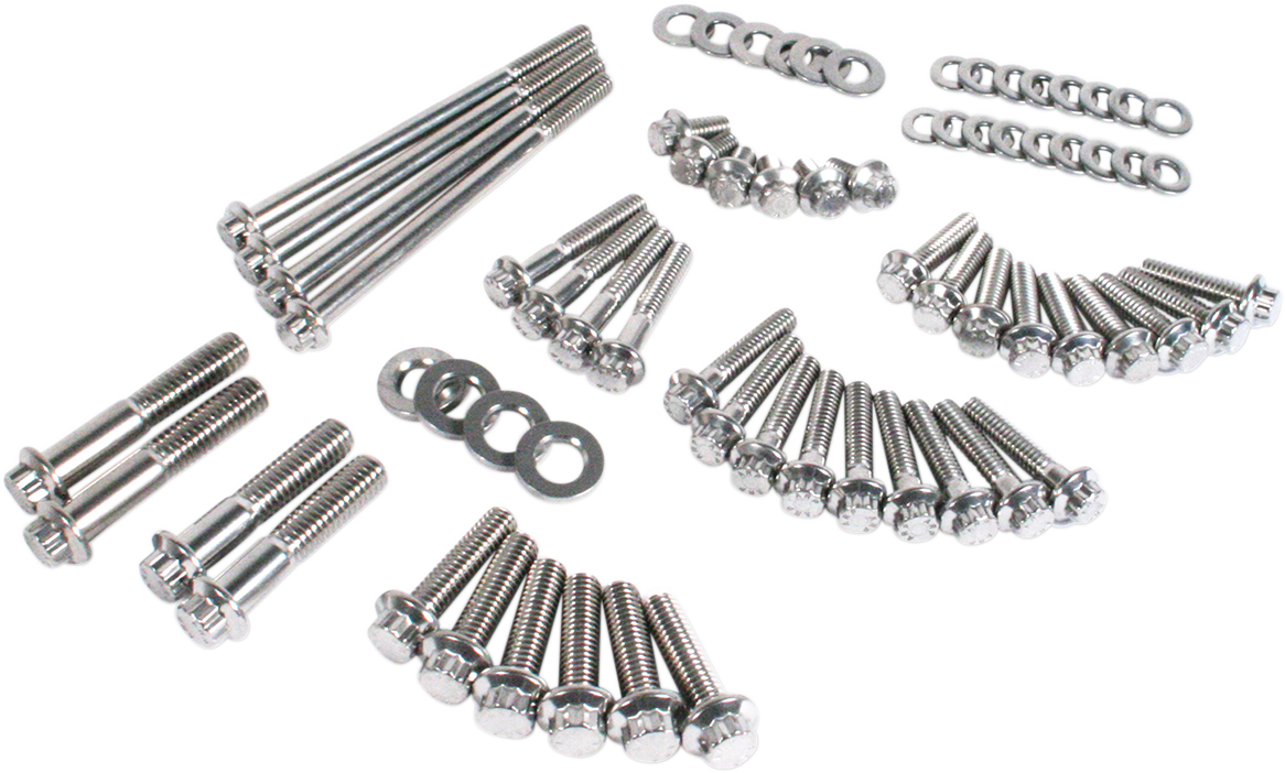FEULING PARTS Fastener Kit - External Primary/Transmission - 12-Point/Dress-Up - FX 3055