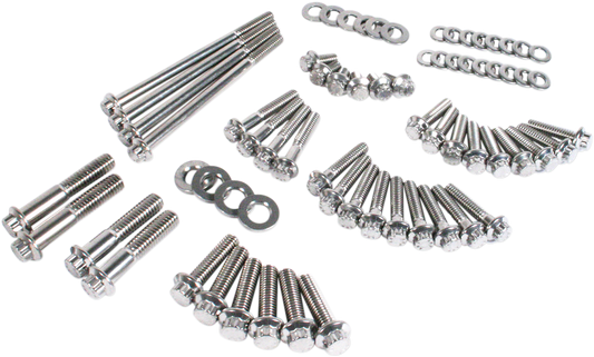 FEULING PARTS Fastener Kit - External Primary/Transmission - 12-Point/Dress-Up - FX 3055