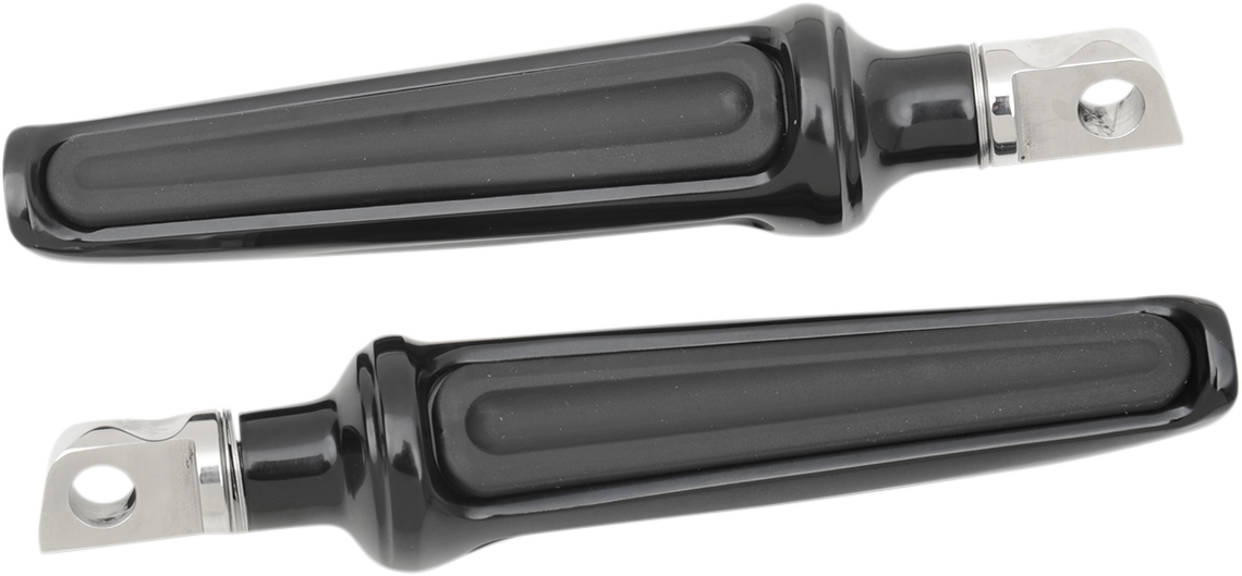 PERFORMANCE MACHINE (PM) Contour Foot Pegs - Black - Passenger 0035-0065-B