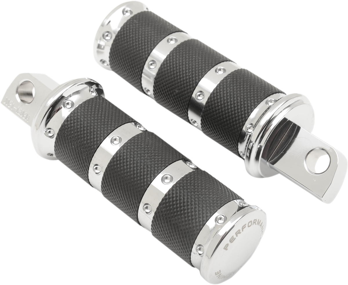 PERFORMANCE MACHINE (PM) Foot Pegs - Chrome - XLS 0035-1161-CH