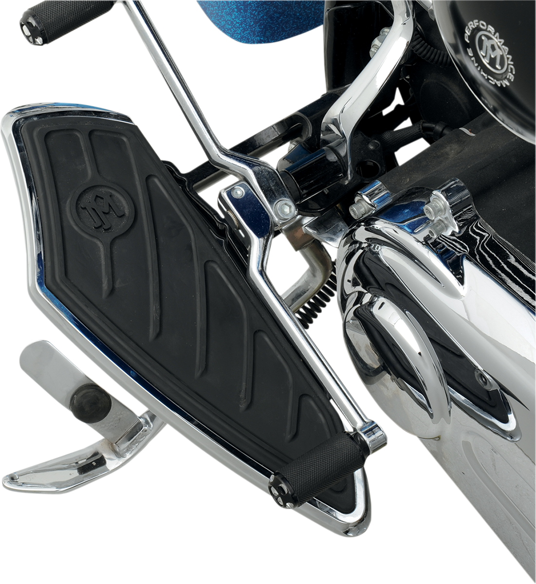 PERFORMANCE MACHINE (PM) Contour Floorboards - Driver - Chrome 0036-1000-CH