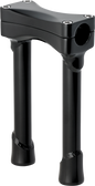 BILTWELL Murdock O/S Risers - 8" - Black 6413-201-08