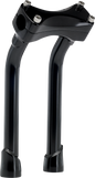 BILTWELL Murdock O/S Risers - Pullback - 10" - Black 6414-201-10