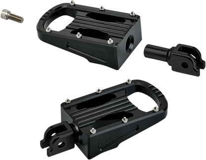 BILTWELL Punisher Foot Pegs - Black - Softail 7006-203-03