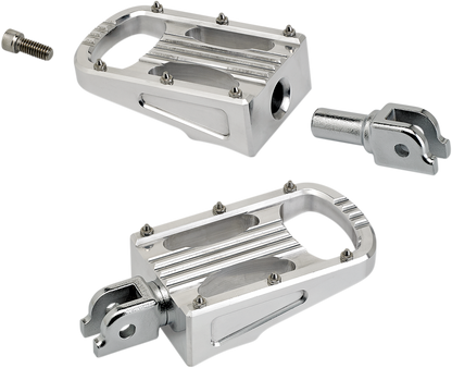 BILTWELL Punisher Foot Pegs - Polished - Softail 7006-303-03