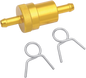 EMGO Anodized Aluminum Fuel Filter - Gold - 5/16" 14-34434