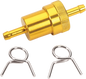 EMGO Anodized Aluminum Fuel Filter - Gold - 1/4" 14-34474